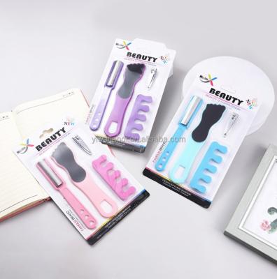 China Daily Nail Care Tools 4 In 1 Home Simple Nail Care Beauty Kits Manicure Tools for sale