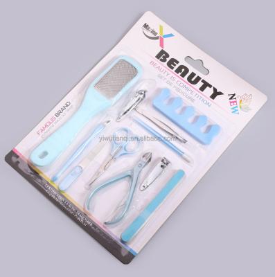 China Daily Nail Care Tools 11 In 1 Home Simple Nail Care Beauty Kits Manicure Tools for sale