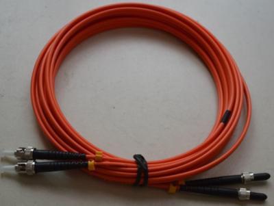 China SMA to ST SM Simplex Fiber Optic Patch Cord with LSZH MM Fiber Cable for sale