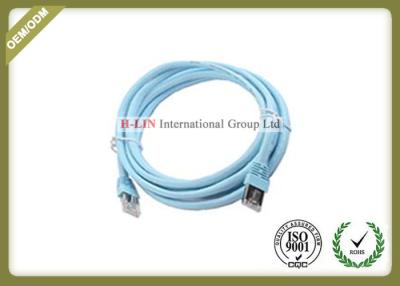 China Longitud desnuda pura 10M del cobre el 1M los 2M 3M los 5M del cordón de remiendo de la red de Cat6 STP RJ45 en venta