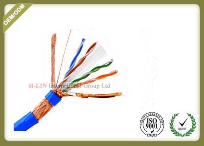 Cina Cavo di lan dell'interno della rete CAT6 dei conduttori di SFTP 23AWG 4Pairs 8 con il rivestimento nudo del rame PVC/LSZH in vendita