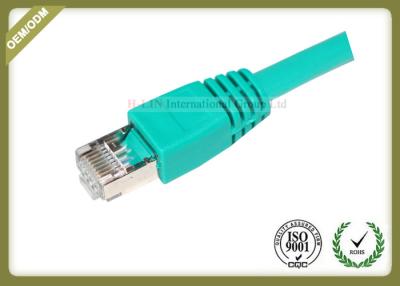 China 4 Paare STP Cat6 schirmten Kabel-grüne Farbe Flecken-Führungen 550 MHZ Cat6 ab zu verkaufen