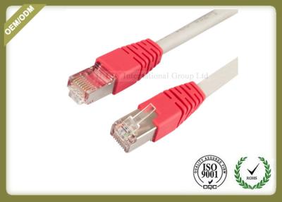 China 10G / 1000 BASE - cordón de remiendo de la red de T Cat6 con el conector plateado oro en venta