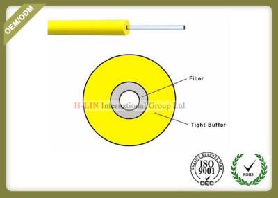 China Vast voor Als buffer opgetreden Binnenvezel Optische Kabel 0.9mm/0.6mm met 12 Kleuren Te koop