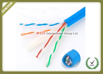 China Cable de la red del gigabit de Cat6E UTP 23AWG para el proyecto de la supervisión del POE de la seguridad en venta