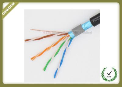 Cina Isolamento Cat5e STP dell'HDPE/twisted pair 24AWG del cavo di lan rete del ftp in vendita