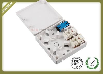 China Multi Functioneel Vezel Optisch Draagvlak 2 RJ45-Havenabs Materiaal met Draadspoel Te koop