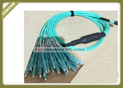 China 3m / cordón de remiendo óptico los 5m/10m 1250 ~ longitud de onda 1650nm con MPO - conector del LC en venta