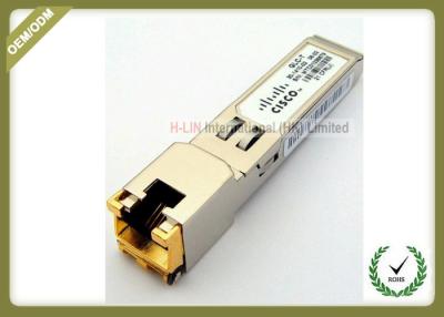 China Del cobre RJ-45 de la fibra óptica de SFP nueva Cisco 1000 base original del módulo GLC-T - estándar de T en venta