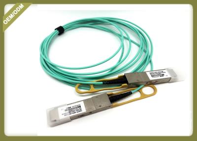 Cina cavi ottici attivi compatibili della rete 40G AOC QSFP+ AOC Om3 del modulo della fibra di 3.3V SFP in vendita