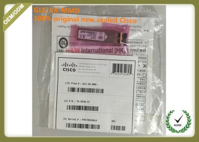 Chine 1 modèle de réseau original de Cisco 850nm 550m de module de fibre de SFP de débit de GBP GLC-SX-MMD à vendre