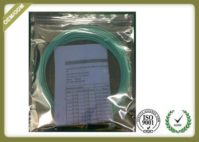 China Hembra de USCONNEC MTP a la chaqueta femenina del color LSZH de la aguamarina del cable de la fibra de la base OM4 12 de MTP en venta