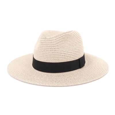 China Colorful Picture Hot Sale Straw Hat Women Beach Hat Formal Sunscreen Hat for sale