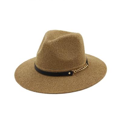 China Picture Fashion Summer Sunshade Beach Cowboy Hat Foldable Straw Hat Women for sale