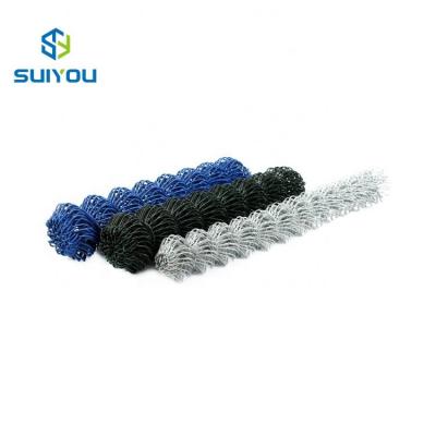 China Easily Assembled Factory Direct Galvanized PVC Coated Chain Link Fence for sale