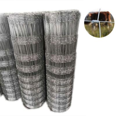 China 2022 Hot Selling 1.8M X 100M Galvanized Fixed Knot Cattle Fence Mesh Fence Soccer Field Fence for sale