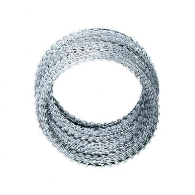 China Easily Assembled BTO-22 Hot Dipped Galvanized Concertina Razor Wire for sale