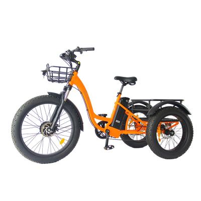 China Aluminum Newcomer Motorized Electric Tricycles For Adults With LED Headlights for sale