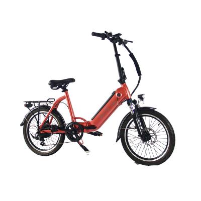 China Folding Popular City Aluminum Alloy Design Two Seat Electric Bike With 10ah Lithium Battery for sale