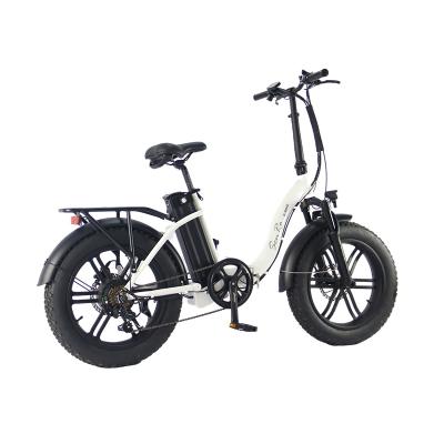 China New Aluminum Step Through Design 7 Speed ​​Electric Bike With Removable Battery for sale