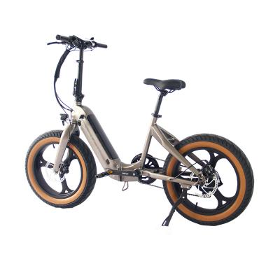 China Cheap High Speed ​​Powerful 48v500W Aluminum Alloy Folding Fat Off Road Electric Bicycle for sale