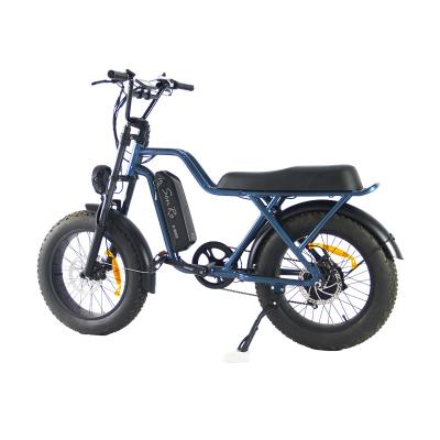 China 20 inch aluminum alloy cheap aluminum frame fat tire mountain e-bike for adults for sale