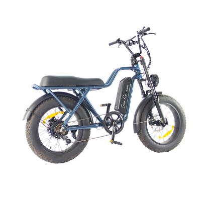 China Powerful Chargeable Black Alloy Fashion 500w Mountain Aluminum Electric Bicycle for sale