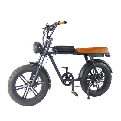 China Hot Sale 48v10AH Removeable Aluminum Alloy Battery Mountain Fat Tire E-Bike for sale