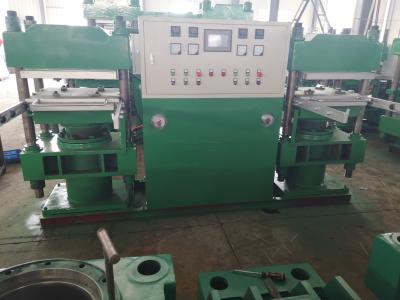 China 50Ton Double Rubber Press Machine SGS PLC Control Vulcanizer Press Machine zu verkaufen