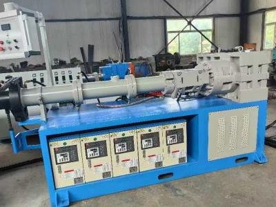 China Special Shaped Rubber Strip Extrusion Line Equipped With Microwave Vulcanization Box And Hot Air Vulcanization Box for sale