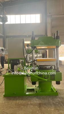 China 80Ton 400*400 Small size  vulcanizing molding machine for the production of silicone bracelets, silicone plugs en venta