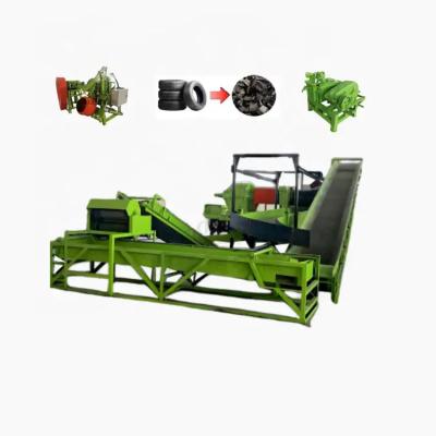 中国 Low cost PLC Control Tyre Recycling System with output of 500-2500kg/h 販売のため