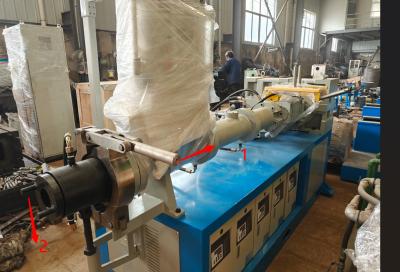 China 55kw Motor XJW-90 Model Cold Feed Extruder  Adopt Siemens PLC, Schneider Electric for sale