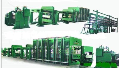 China PLC Control Belt Vulcanizing Machine 800T Hydraulic Press For Rubber Moulding for sale