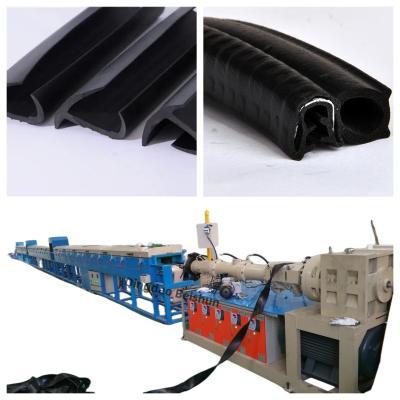 China Automatic EPDM Rubber Seal Strip Production Line Produces High Quality Rubber Seals Of Different Sizes for sale