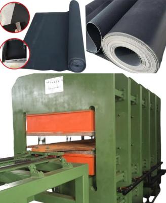 China Rubber Frame Flat Plate Hydraulic Vulcanizing Press For Producing EPDM Rubber Waterproofing Materials en venta