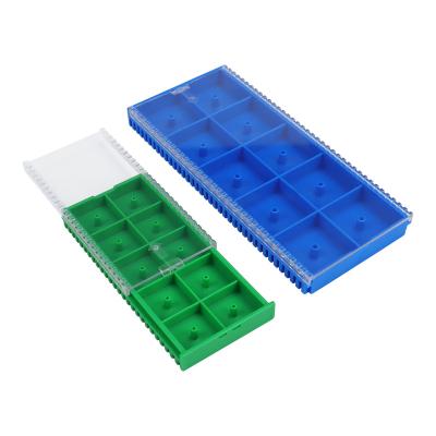 China Column Fixed Blade Insert Plastic Positioning Milling Box For Packaging BCN PCD Diamond Blade Packaging for sale