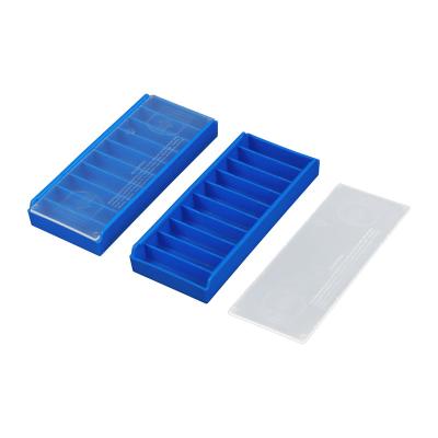 China Excellent High Value Plastic Lathe Cutter Tool Packing Case CNC Workmanship Carbide Insert Box for sale