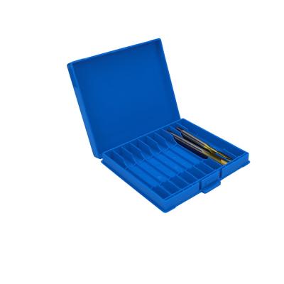 China Direct Sales Cheap 10pcs Plastic Screw Tap Package Integral Box For Tungsten Steel Milling Cutters for sale