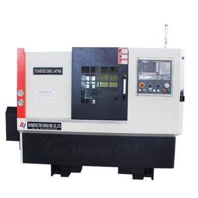 China Higher accuracy gang type tool standard CNC lathe TCK6336 small cnc lathe machine for sale