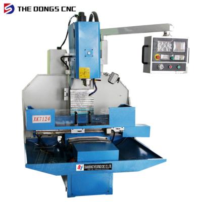 China High performance CNC Vertical Milling Machine  small machining center XK7124 CNC en venta