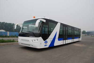 China Weißer/Roter/Gelb-Flughafen-Passagier-Bus, 4 streichen Dieselmotor-Bus zu verkaufen