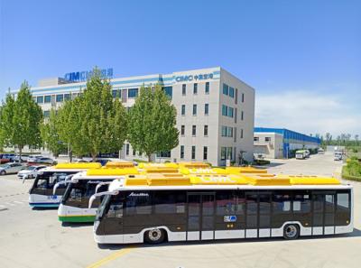 中国 Basically Luxurious Tarmac Bus Fully Air Conditioned 販売のため