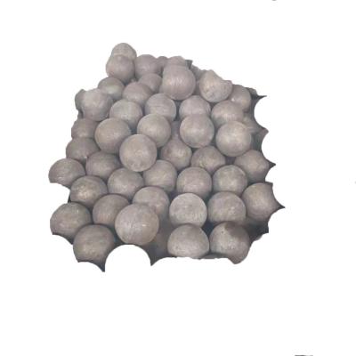 China 30 40 50 60 70mm forged grinding media steel balls 50Mn 60Mn for ball mill mining for sale