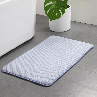 China Wholesale Washable Multicolored Waterproof Custom Sponge Bath Mat Single Mat Bathroom for sale