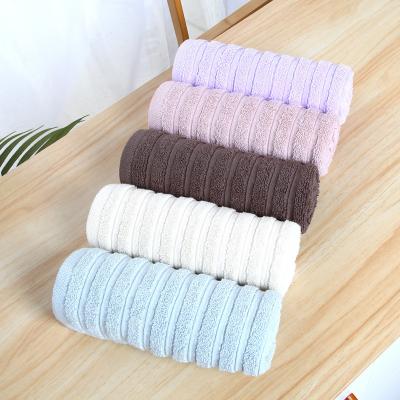 China Household Customed Cotton Face Towel Sheer Multi Color Color Bath Towel Safe For Children Factory Price for sale