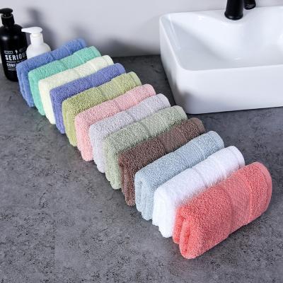 China Factory New Product Household Direct Cotton Child Safe 16 Strands Yarn M Multicolor Word Sport Towel for sale