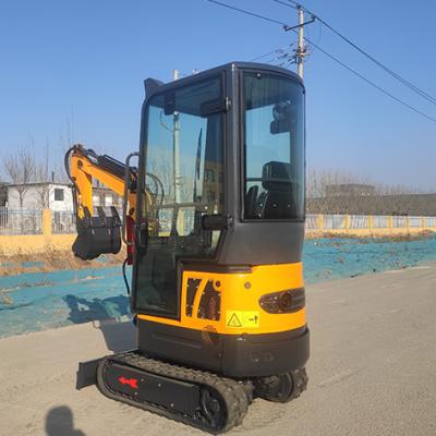 China FREE SHIPPING Wholesale Mini Excavator Earthmoving Machinery Mini Digger CE/EPA China Compact Excavators 1 Ton Mini Price With Enclosed Cabin For Sale for sale