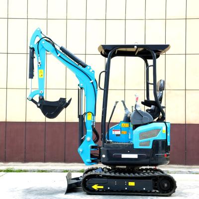 China Excavadoras Mini Excavator Escavator Small Digger 2 Ton 1.8ton Mini Excavators Price For Sale With Pilot Working Cabin for sale