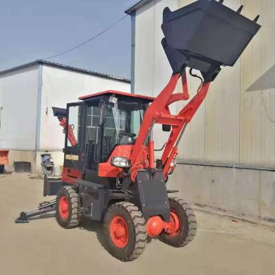 China Construction worksÂ   Small backhole loader with front loader machine with EPA engine for sale